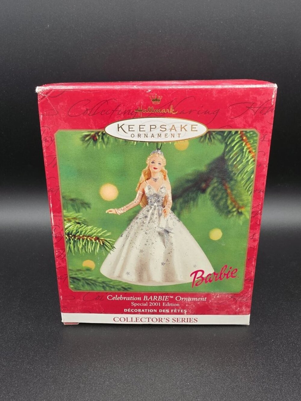 Vintage Hallmark Celebration BARBIE Ornament 2001 Special Collector Edition NIOB